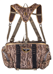 The Tenzing Hangtime Lumber Pack in Mossy Oak Bottomland Camo is riddled with features and is perfect to accompany you on your next hunting trip.